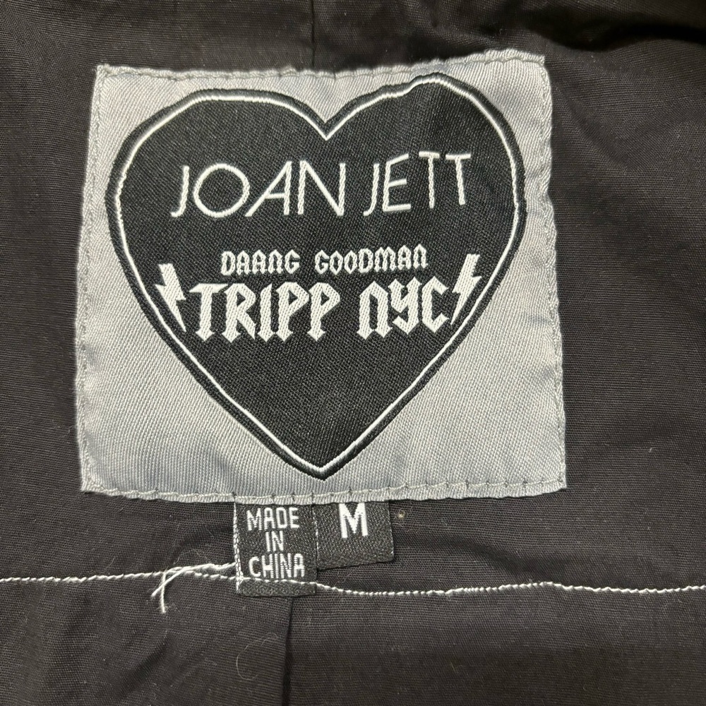 Tripp NYC Black Cotton Monster Patch Utility Jacket - Picture 10 of 16